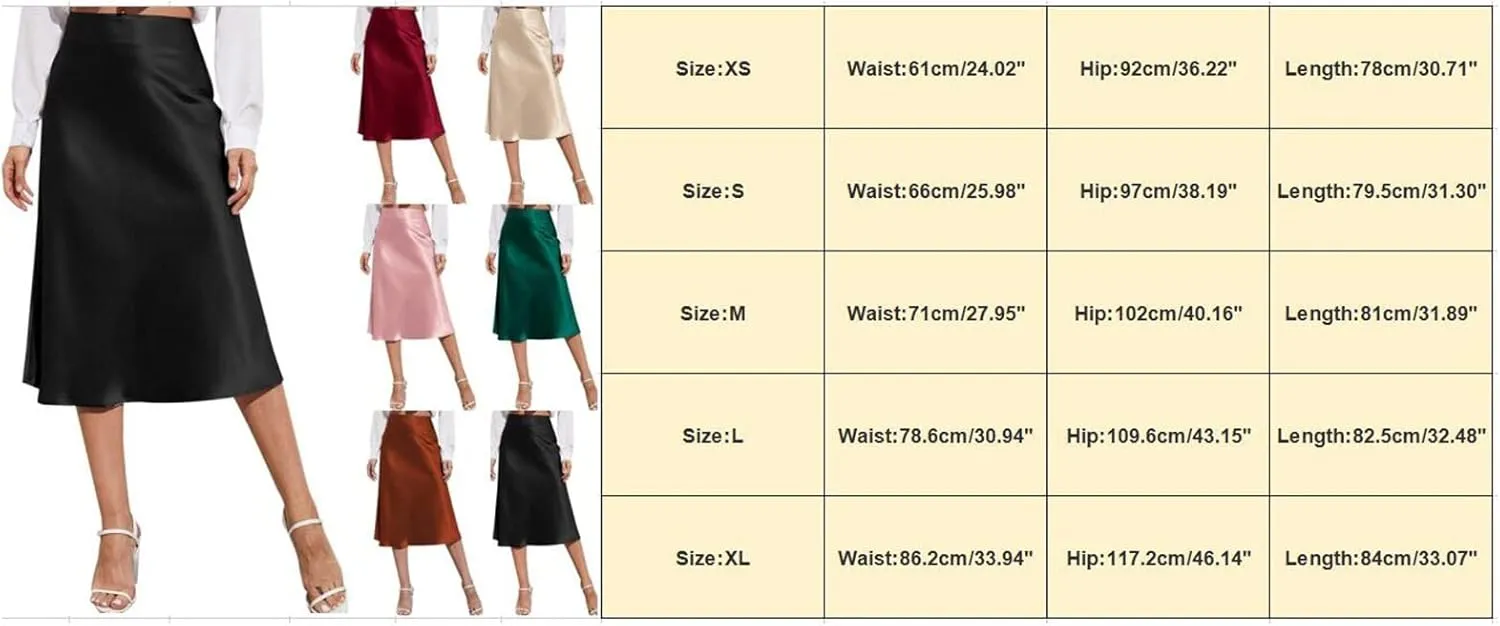 Plus Size Skirt Women Elastic High Waist Boho Maxi Skirt Casual Drawstring A Line Long Skirt