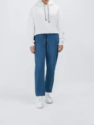 "LYNX" Casual Mom Fit Denim Pant