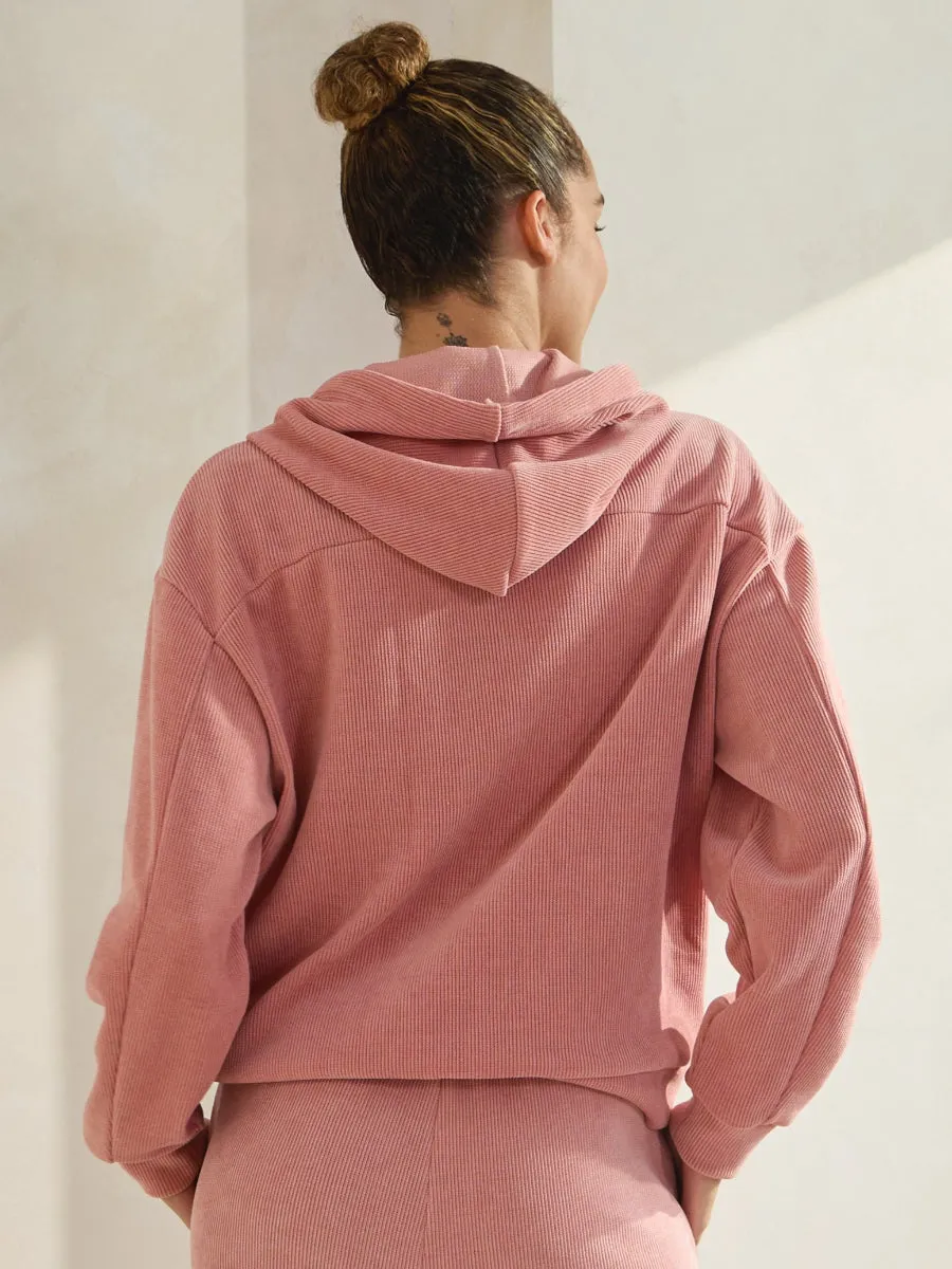 Relaxed Corduroy Pullover Hoodie