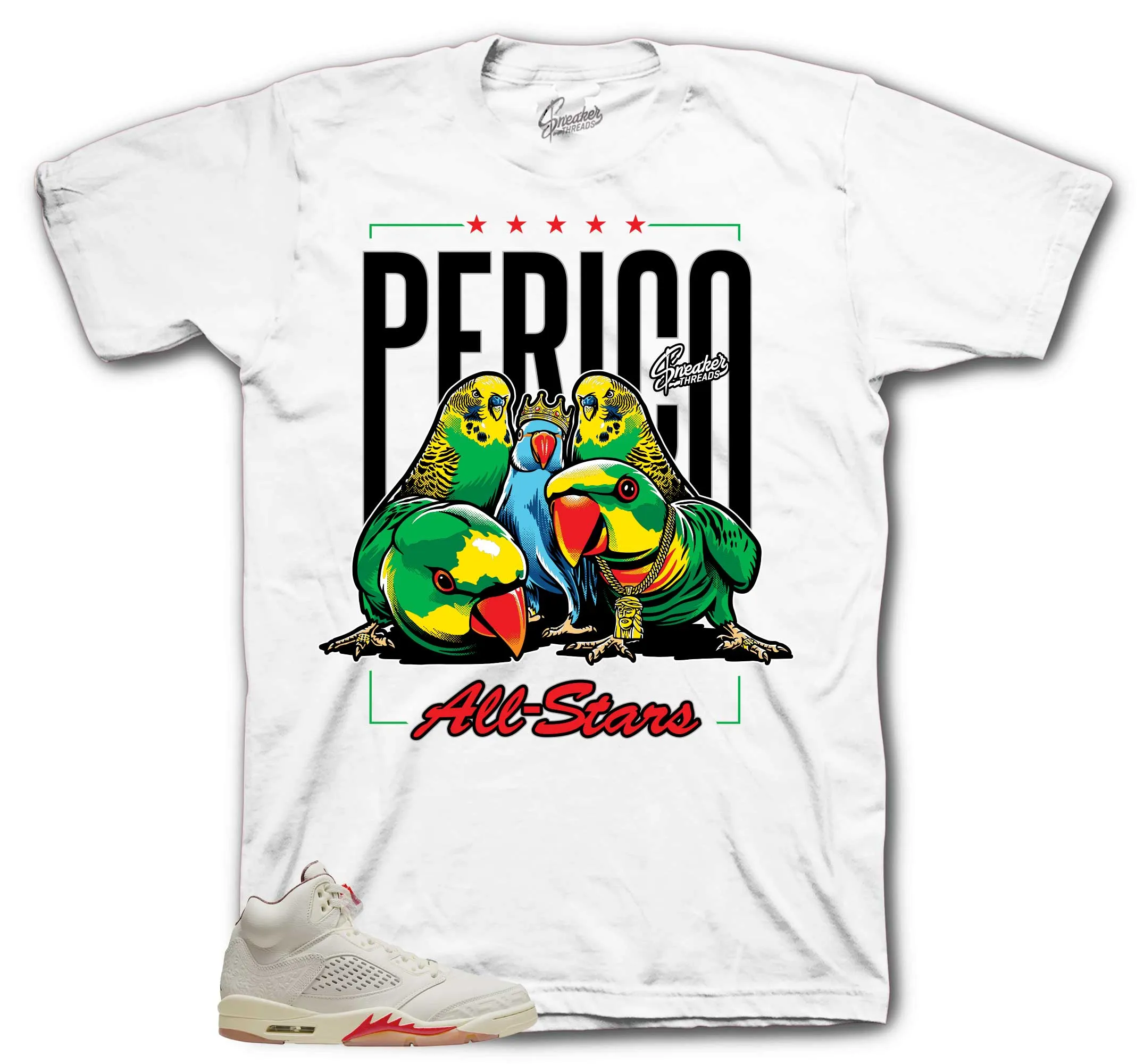 Retro 5 "El Grito" Perico All Stars Shirt