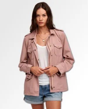 Ruby Army Jacket Dusty Rose