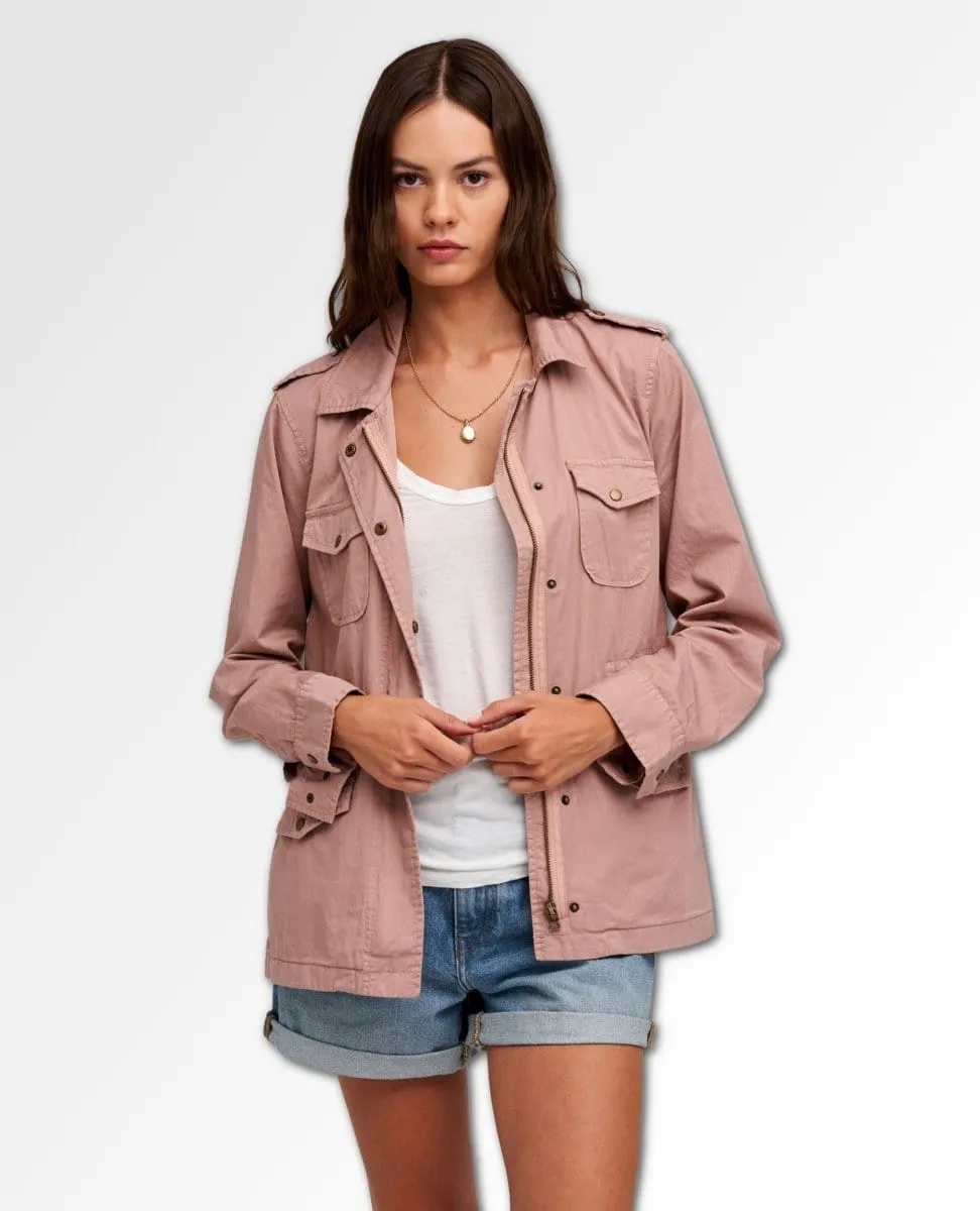 Ruby Army Jacket Dusty Rose