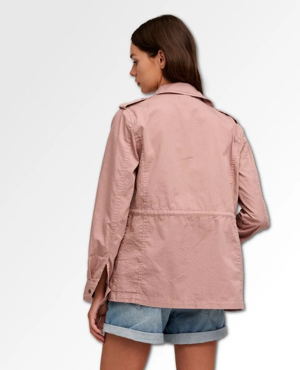 Ruby Army Jacket Dusty Rose