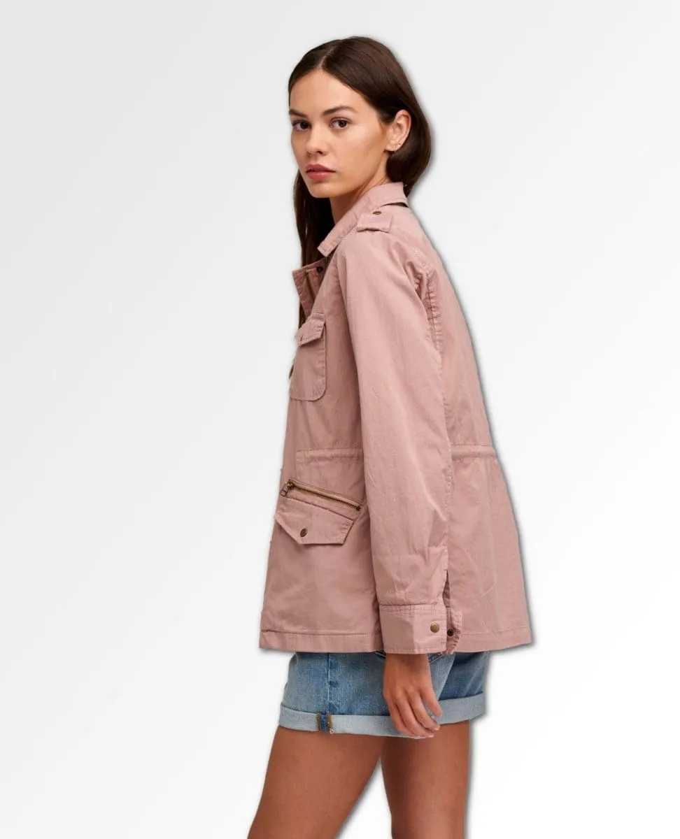 Ruby Army Jacket Dusty Rose