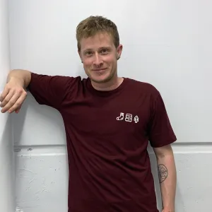 SDH Icons T-Shirt - Burgundy
