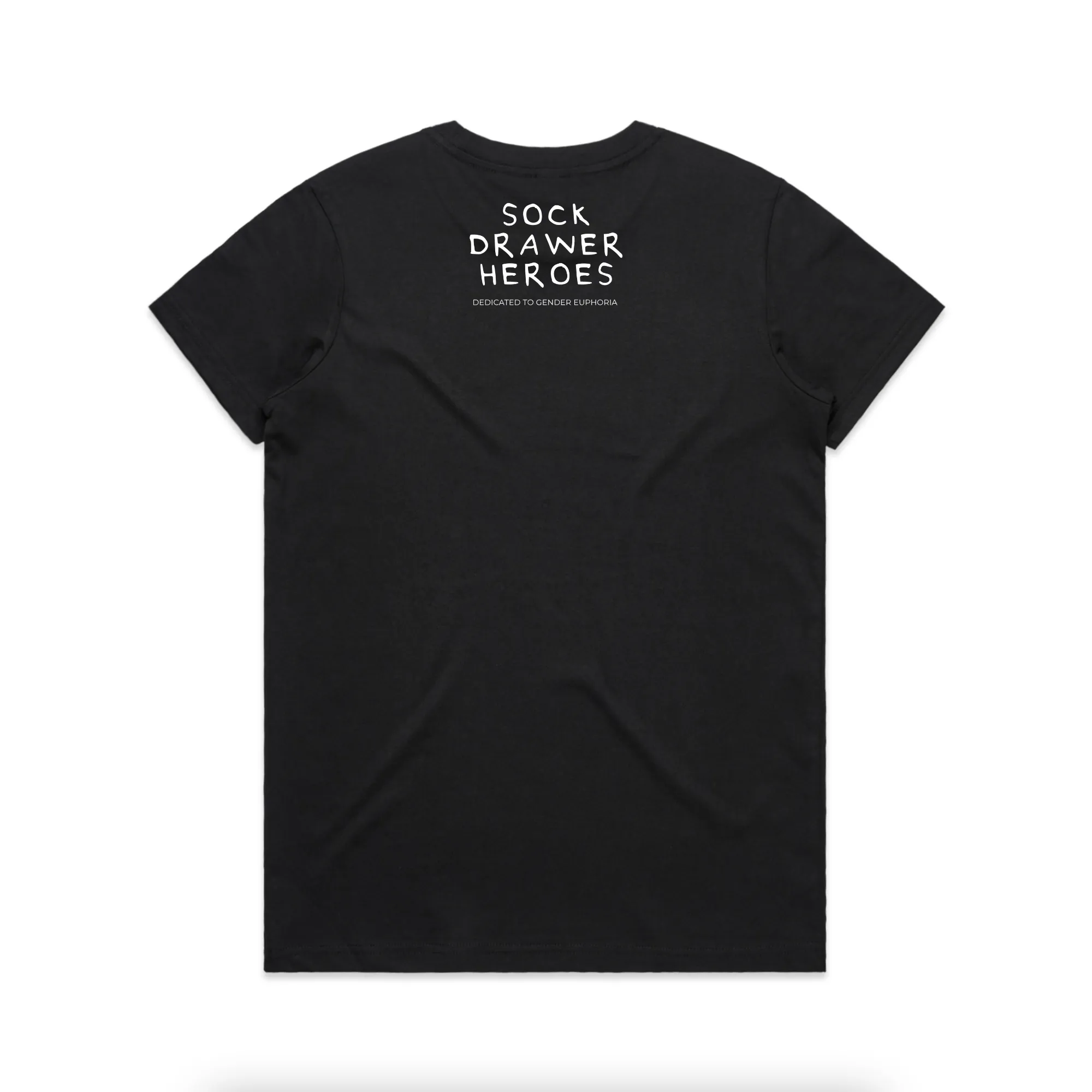 SDH 'Protect Trans Kids' T-Shirt Femme Cut - Black