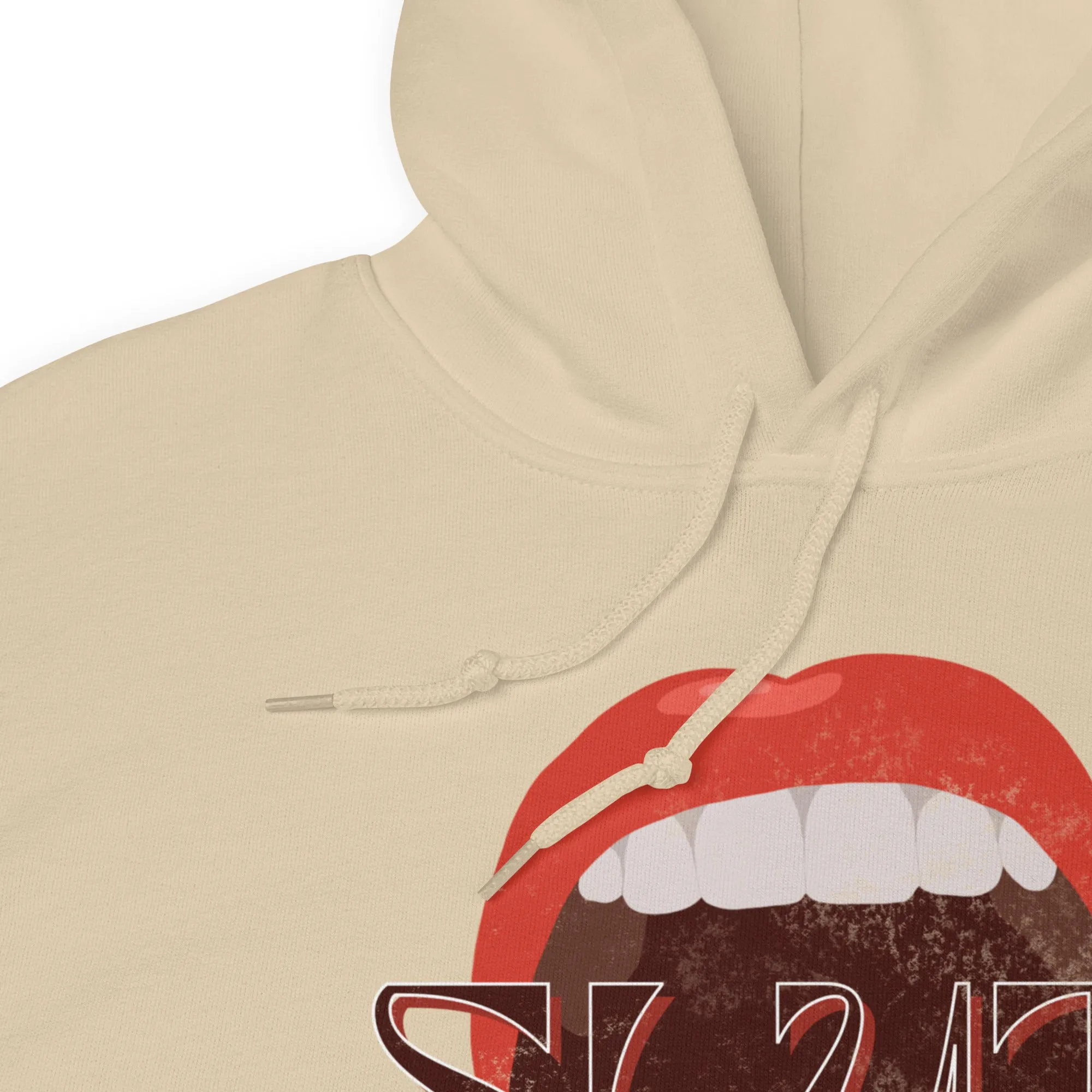 SLUT! Faded Mouth Hoodie