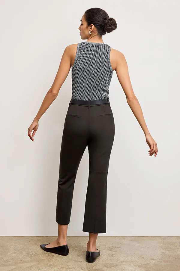 Sonny Day-to-Night Tank - Mini Chevron Knit :: Black/White