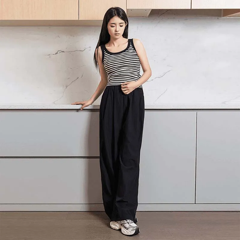 Straight-Leg Yamamoto Pants
