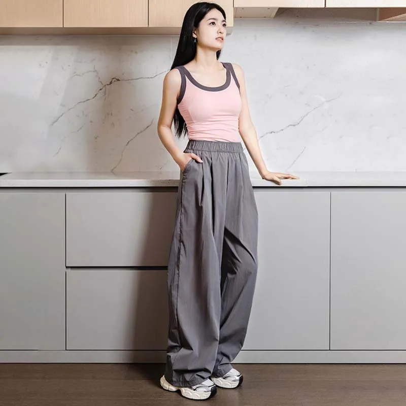Straight-Leg Yamamoto Pants