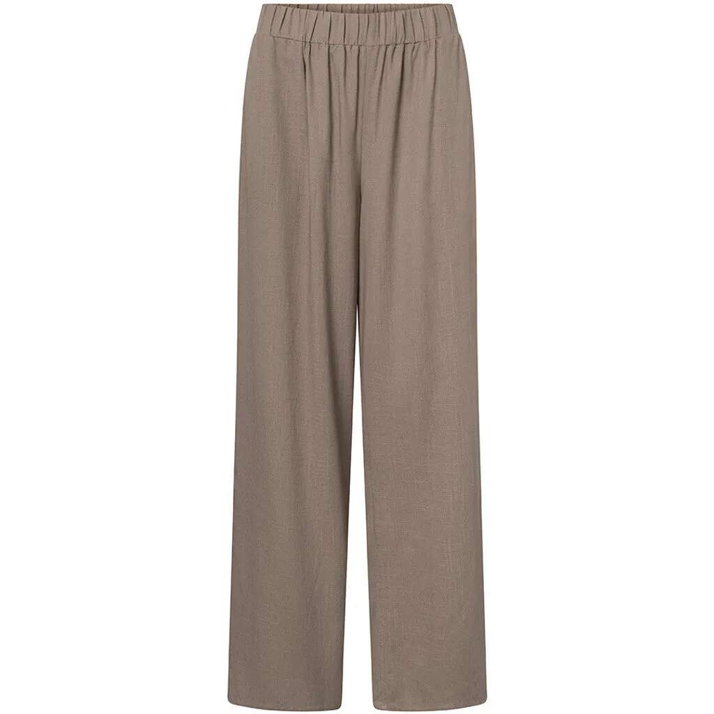 Tara linen pants (RW) / 100020 - Taupe (visione)
