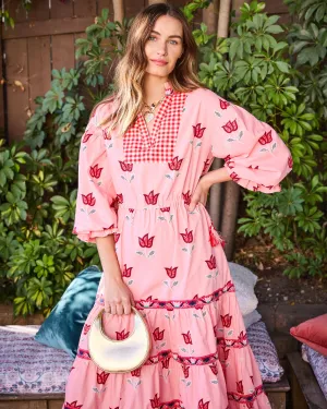 Tulip Bloom - Coconut Caf Dress - French Pink