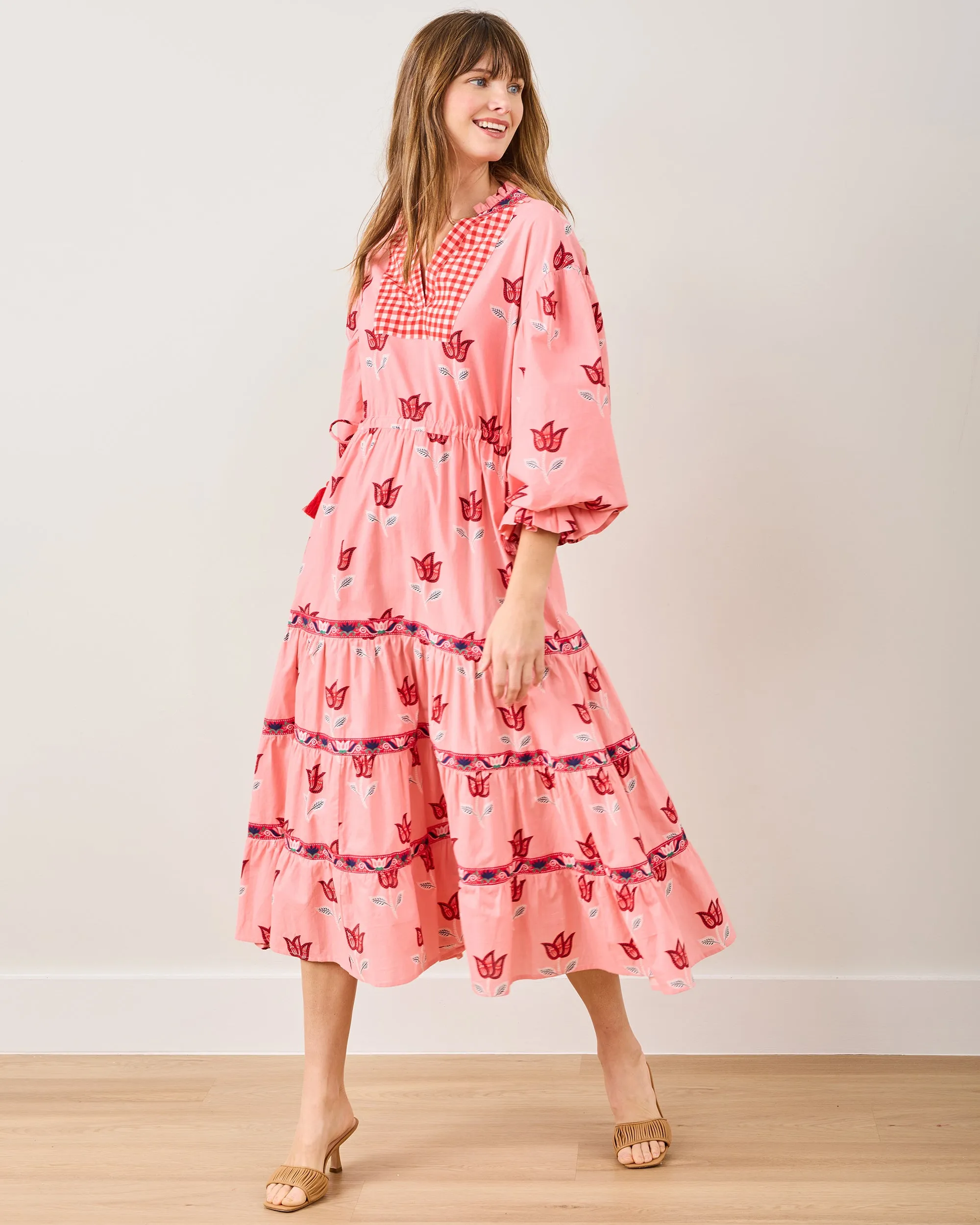 Tulip Bloom - Coconut Caf Dress - French Pink