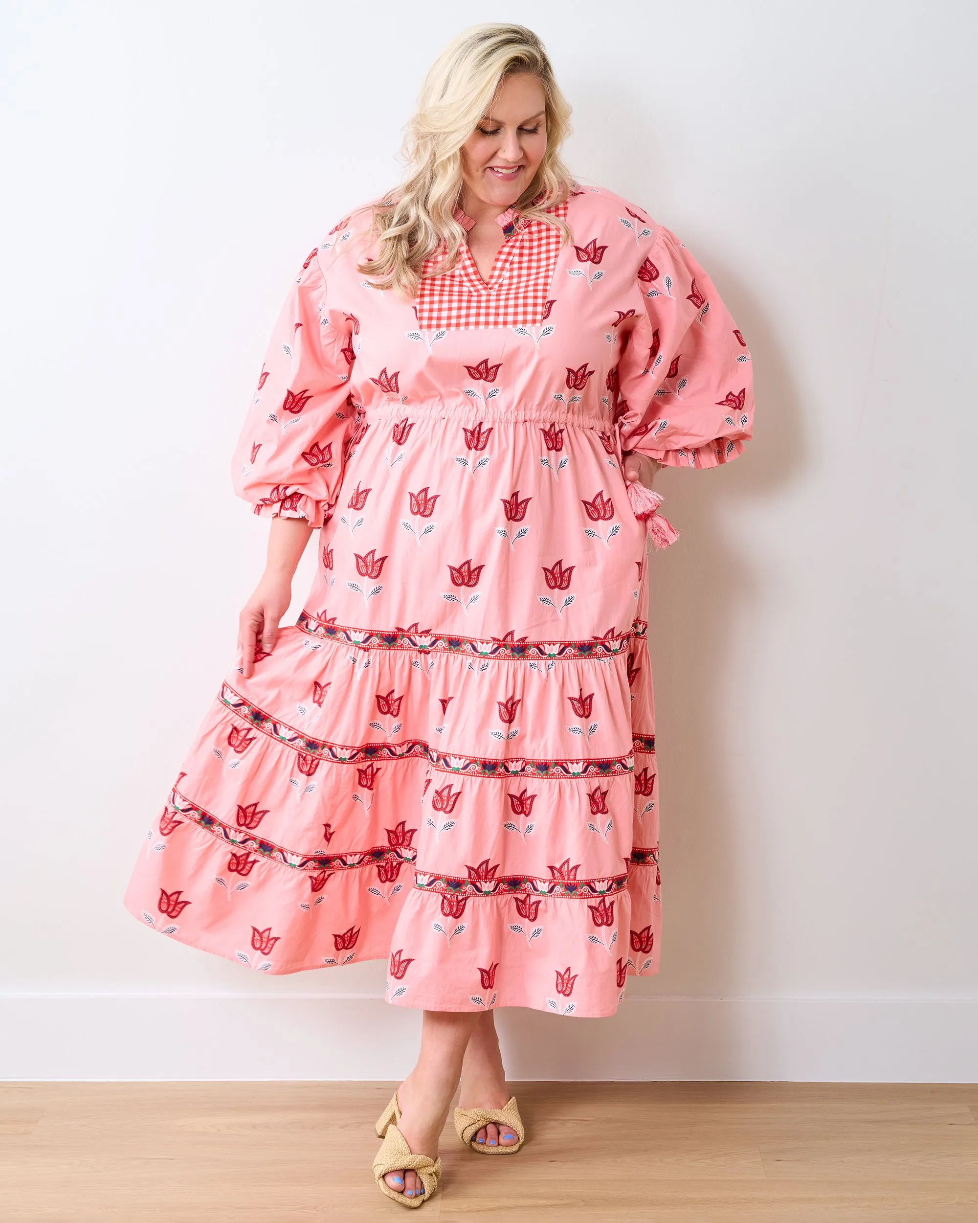 Tulip Bloom - Coconut Caf Dress - French Pink