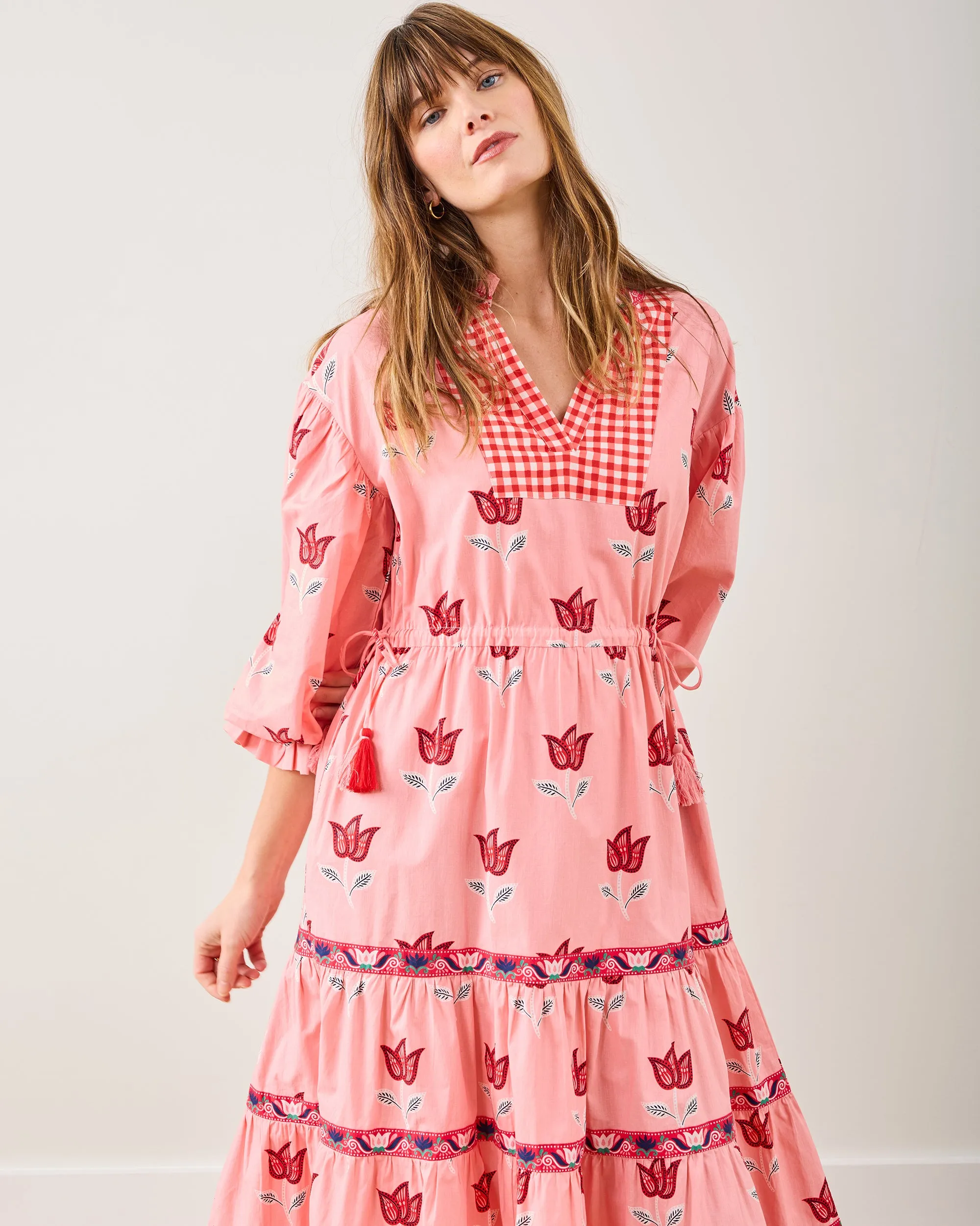 Tulip Bloom - Coconut Caf Dress - French Pink