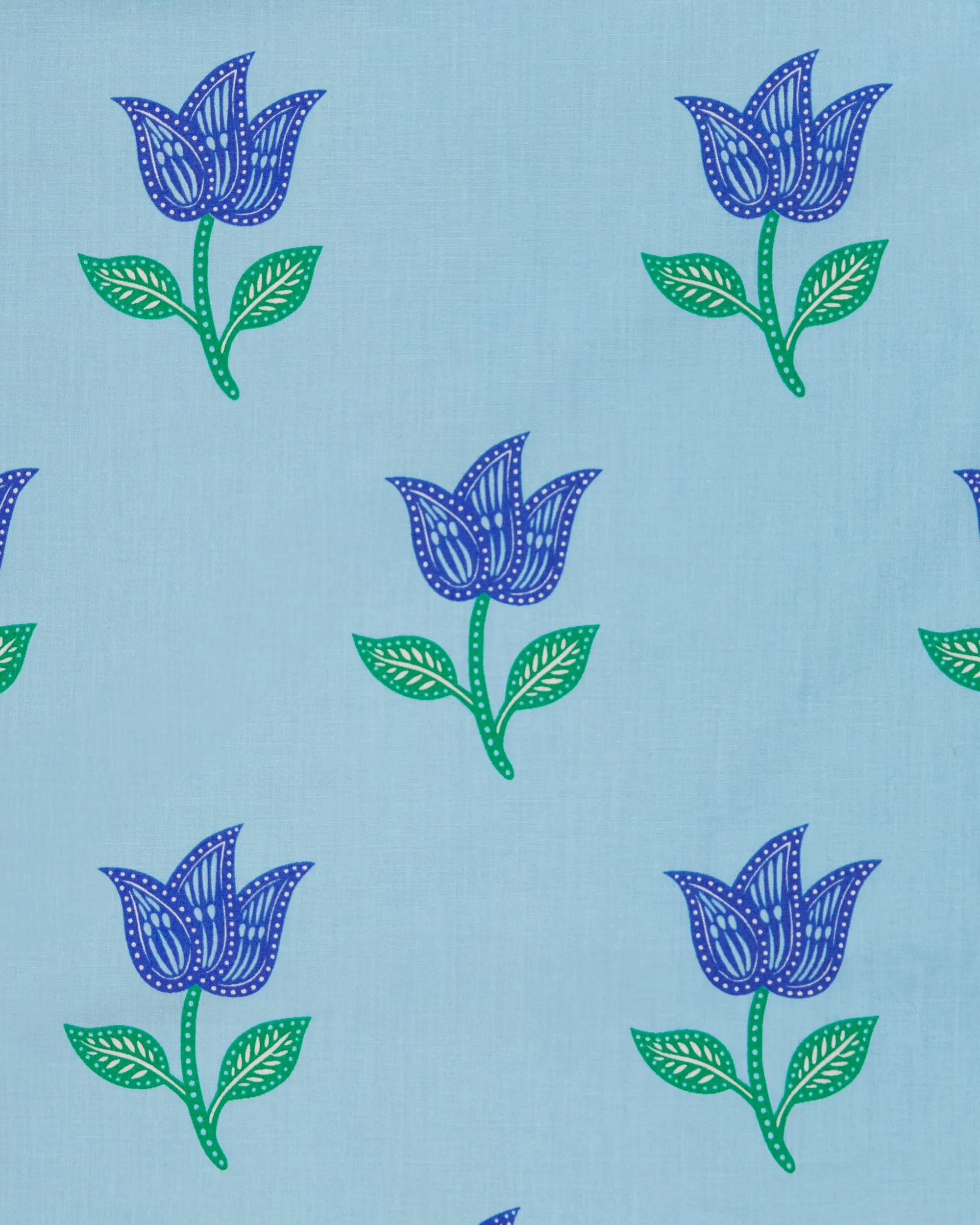Tulip Bloom - Coconut Caf Dress - Oasis Sky