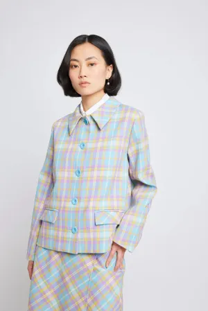 Twenty-Seven Names - Perpetual Motion Jacket Pastel Check
