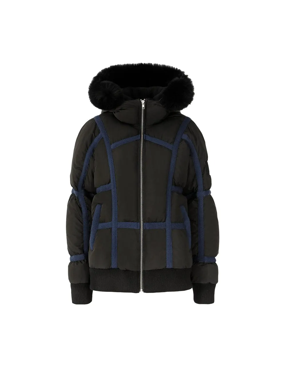 Unisex Blue Down Jacket