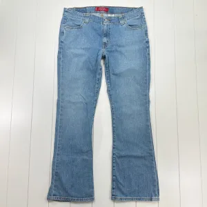 Vintage Women's Levi's 525 Nouveau Low Boot Cut Stretch - Size 14 Medium (34)