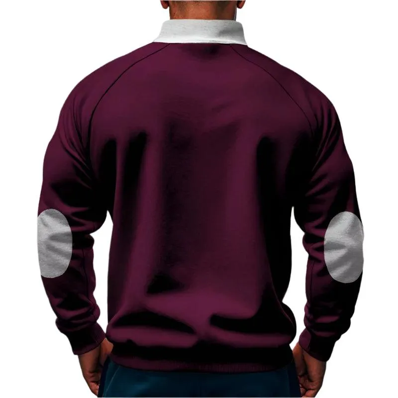 Warm Fleece Half Zipper Tactical Hoodies Stand Collar Sports Sweatshirts