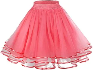 Women's A-Line High Waisted Midi Skirt Women's Candy Color A Line Skirts Princess Mini Skirts Flared Casual Skirt
