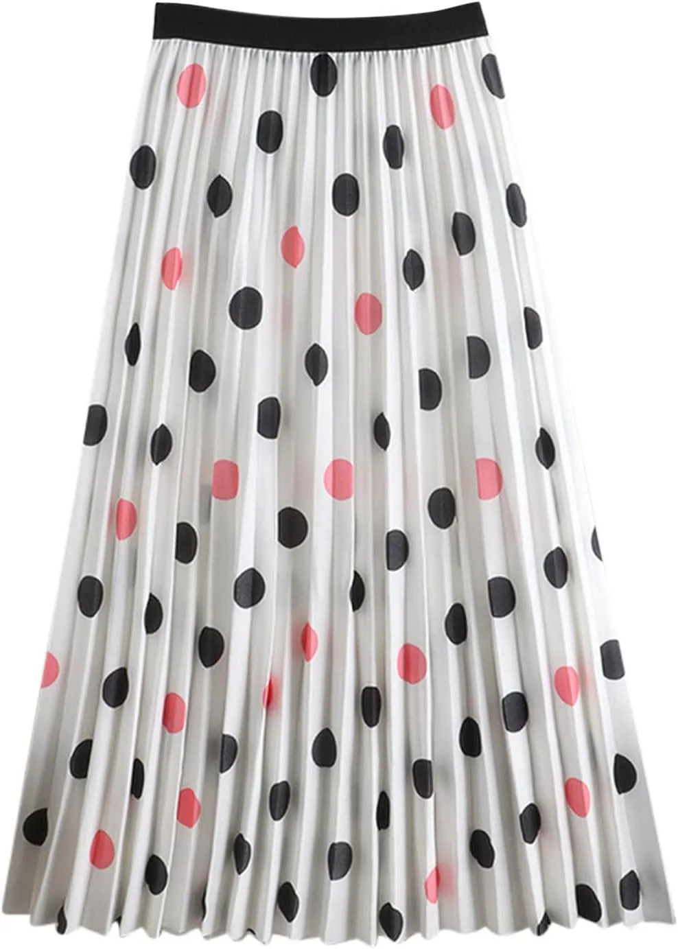 Womens High Waist Skirt Women 2023 Spring Summer Floral Long Skirts A Line Skirts Floral Pleated Swing Print Midi
